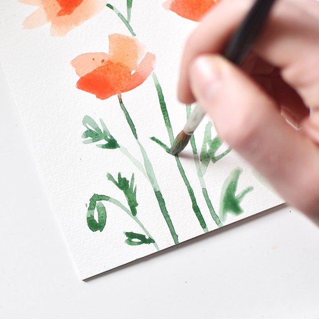 Tutorial: Watercolor Poppies Notebook for Journaling and Conference ...