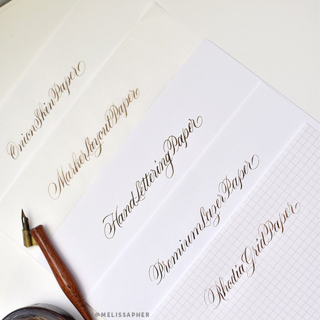 5 Papers for Calligraphy Practice - I Still Love You by Melissa Esplin